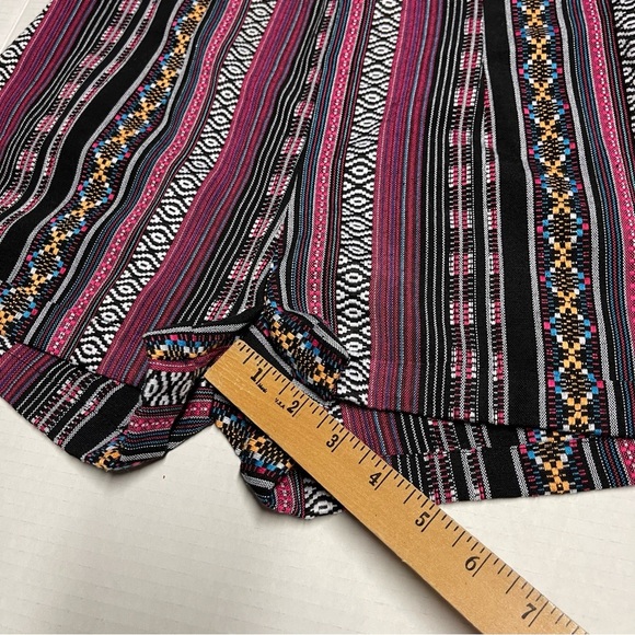 Alya Women’s Boho Striped Shorts Sz Small - Picture 5 of 8